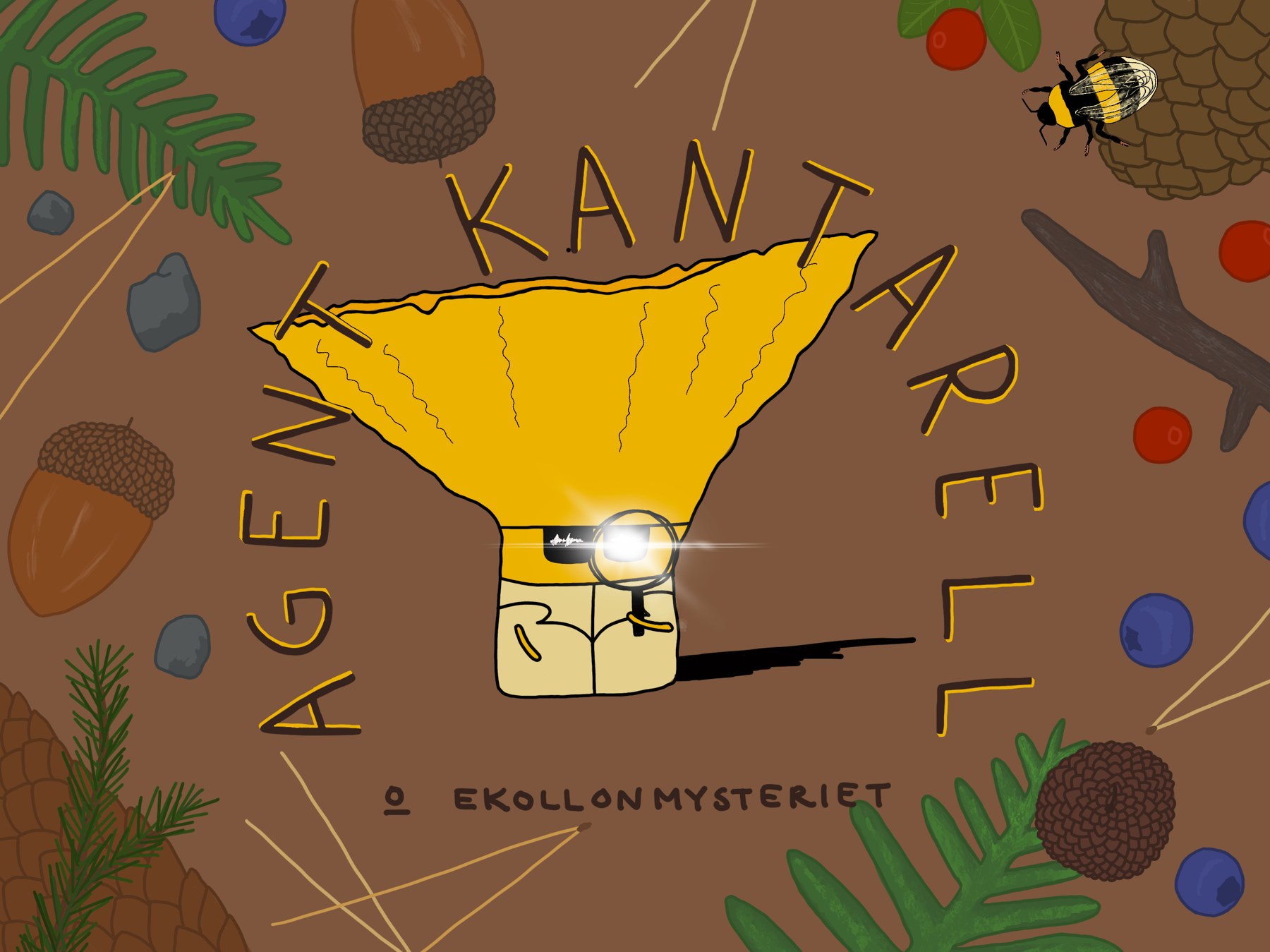 Omslaget till Agent Kantarell